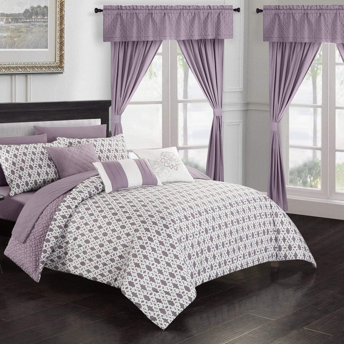 Chic Home Sigal 20 Piece Reversible Comforter Set 