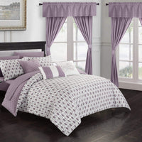 Chic Home Sigal 20 Piece Reversible Comforter Set 