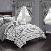 Chic Home Sigal 20 Piece Reversible Comforter Set 