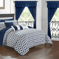 Chic Home Sigal 20 Piece Reversible Comforter Set 