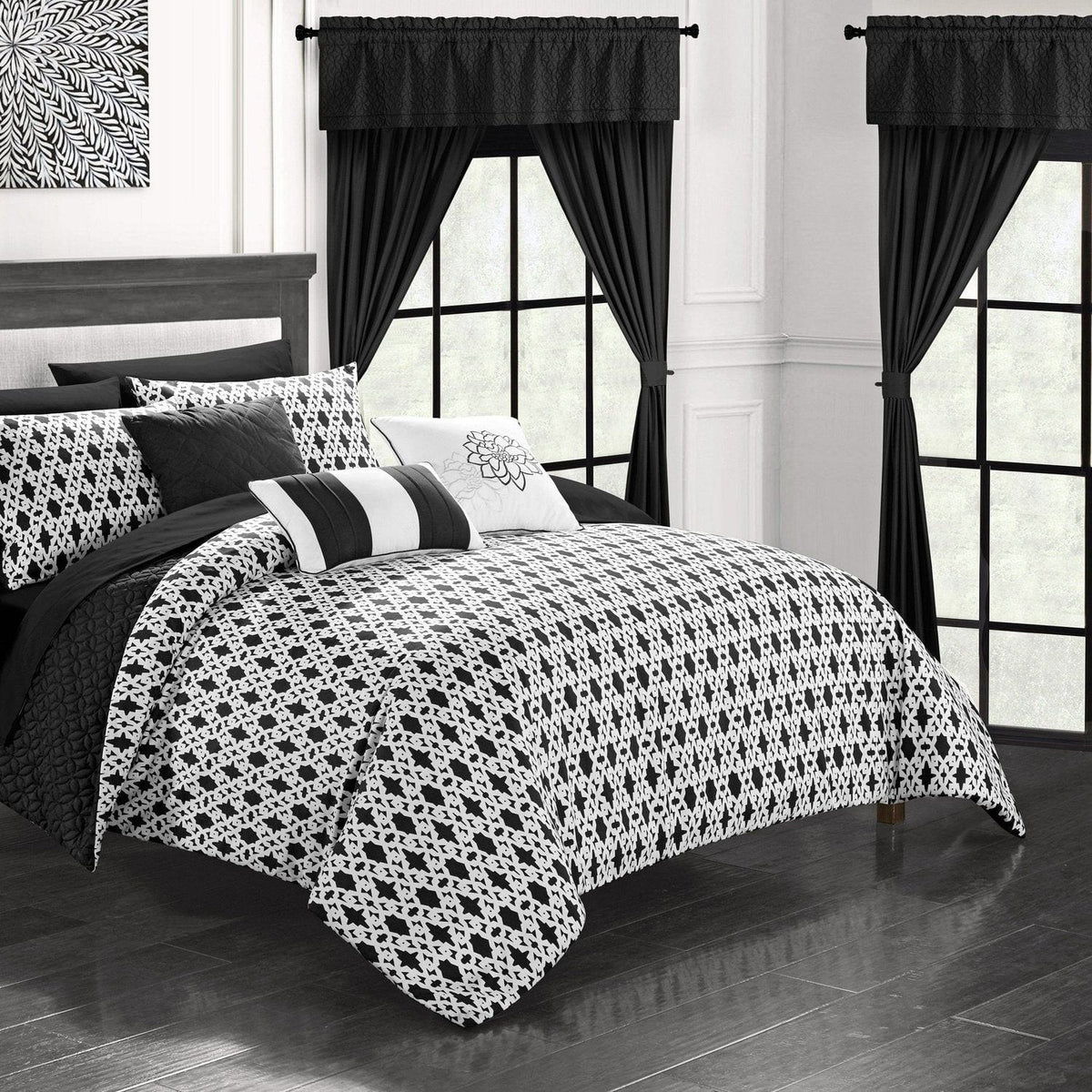 Chic Home Sigal 20 Piece Reversible Comforter Set 