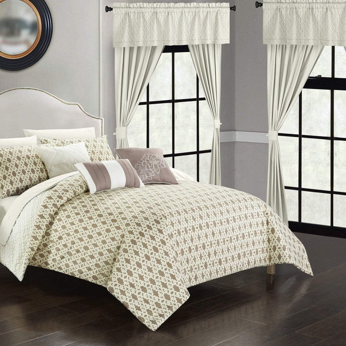 Chic Home Sigal 20 Piece Reversible Comforter Set 
