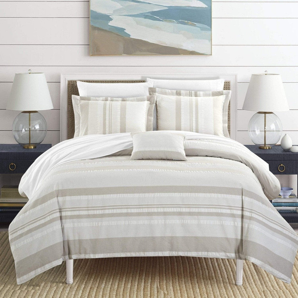 Chic Home Somerset 8 Piece Cotton Duvet Cover Set 