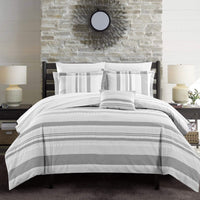 Chic Home Somerset 8 Piece Cotton Duvet Cover Set 