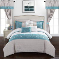 Chic Home Sonita 20 Piece Floral Comforter Set 