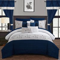 Chic Home Sonita 20 Piece Floral Comforter Set 