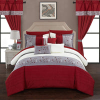 Chic Home Sonita 20 Piece Floral Comforter Set 