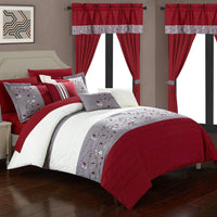 Chic Home Sonita 20 Piece Floral Comforter Set 