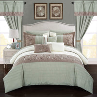 Chic Home Sonita 20 Piece Floral Comforter Set 