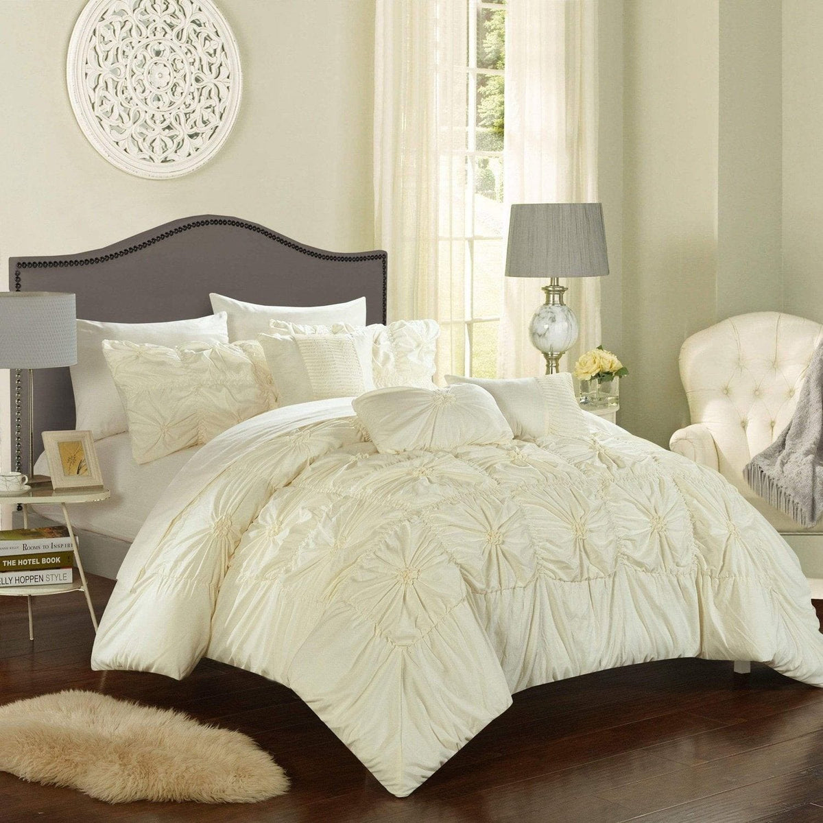 Chic Home Springfield 10 Piece Floral Comforter Set 