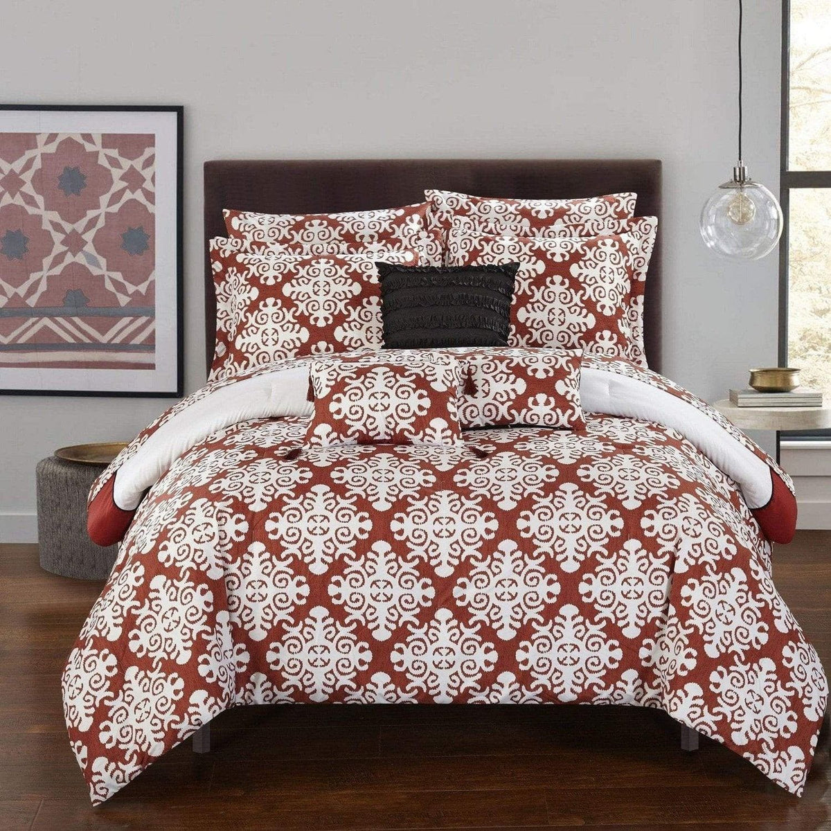 Chic Home Tania 10 Piece Reversible Comforter Set 