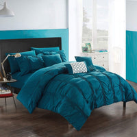 Chic Home Tori 10 Piece Pinch Pleat Comforter Set 