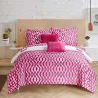 Chic Home Trace 9 Piece Reversible Comforter Set 