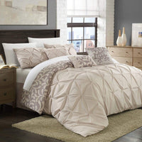 Chic Home Trenton 7 Piece Reversible Comforter Set Plum
