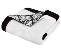 Chic Home Trina 4 Piece Reversible Duvet Cover Set 