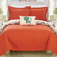 Chic Home Trixie 4 Piece Cut Animal Quilt Set 