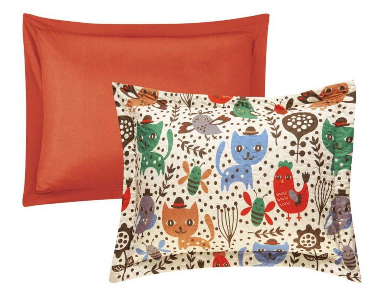 Chic Home Trixie 4 Piece Cut Animal Quilt Set 