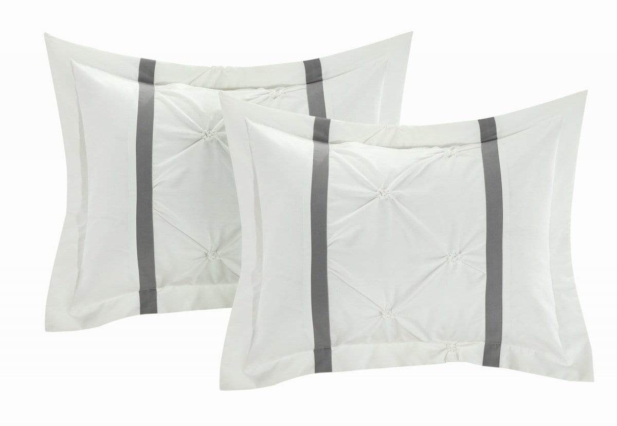 Chic Home Vermont 12 Piece Pinch Pleat Comforter Set 