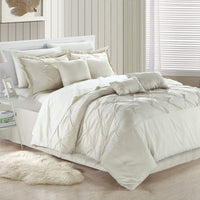 Chic Home Vermont 12 Piece Pinch Pleat Comforter Set 