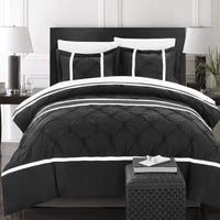 Chic Home Veronica 3 Piece Pintuck Duvet Cover Set 