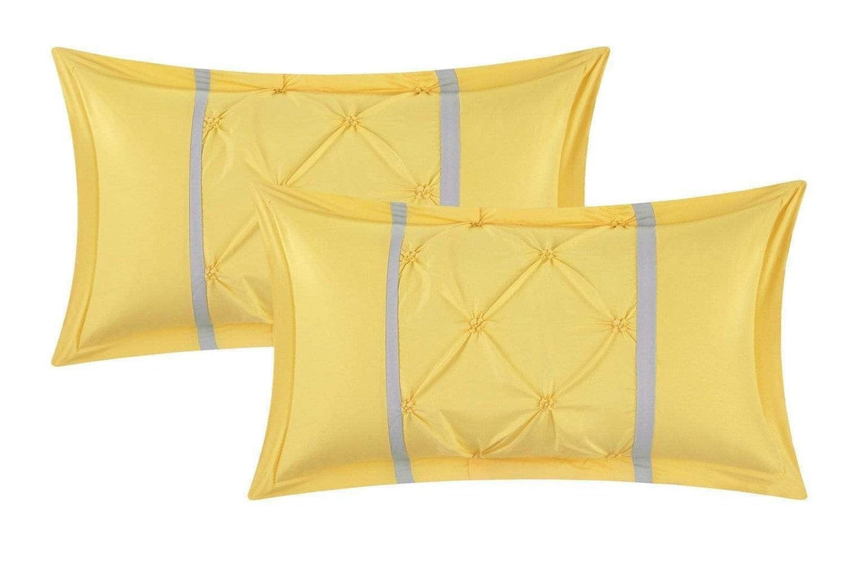 Chic Home Veronica 3 Piece Pintuck Duvet Cover Set 