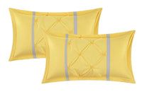Chic Home Veronica 3 Piece Pintuck Duvet Cover Set 