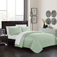 Chic Home Weaverland 7 Piece Stitched Quilt Set 
