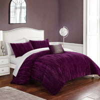 Chic Home Westmont 8 Piece Velvet Comforter Set 