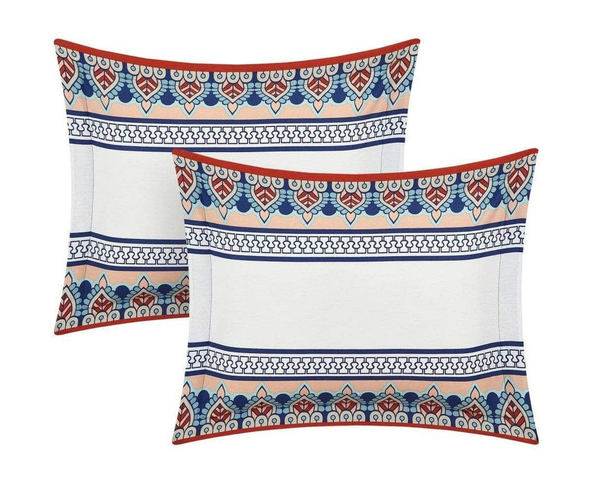 Chic Home Weston 4 Piece Cotton Duvet Cover Set 
