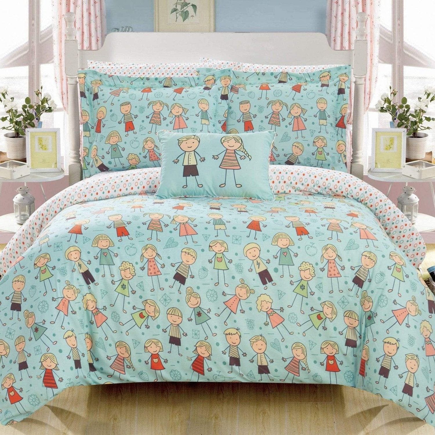 chic home Woodland 8 Piece Reversible Comforter Set