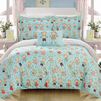 Chic Home Woodland 8 Piece Reversible Comforter Set Twin/Twin XL