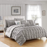 Chic Home Yael 10 Piece Boho Comforter Set Grey