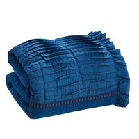 Chic Home Yvette 8 Piece Pleated Comforter Set 