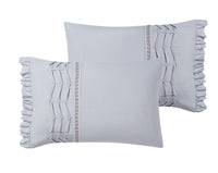 Chic Home Yvette 8 Piece Pleated Comforter Set 