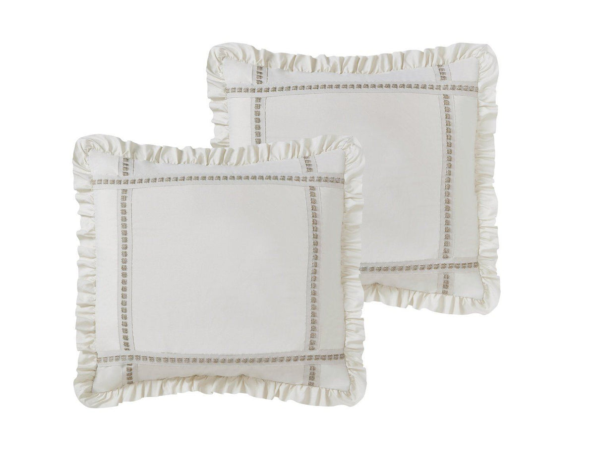Chic Home Yvette 8 Piece Pleated Comforter Set 