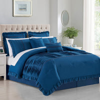 Chic Home Yvette 8 Piece Pleated Comforter Set 