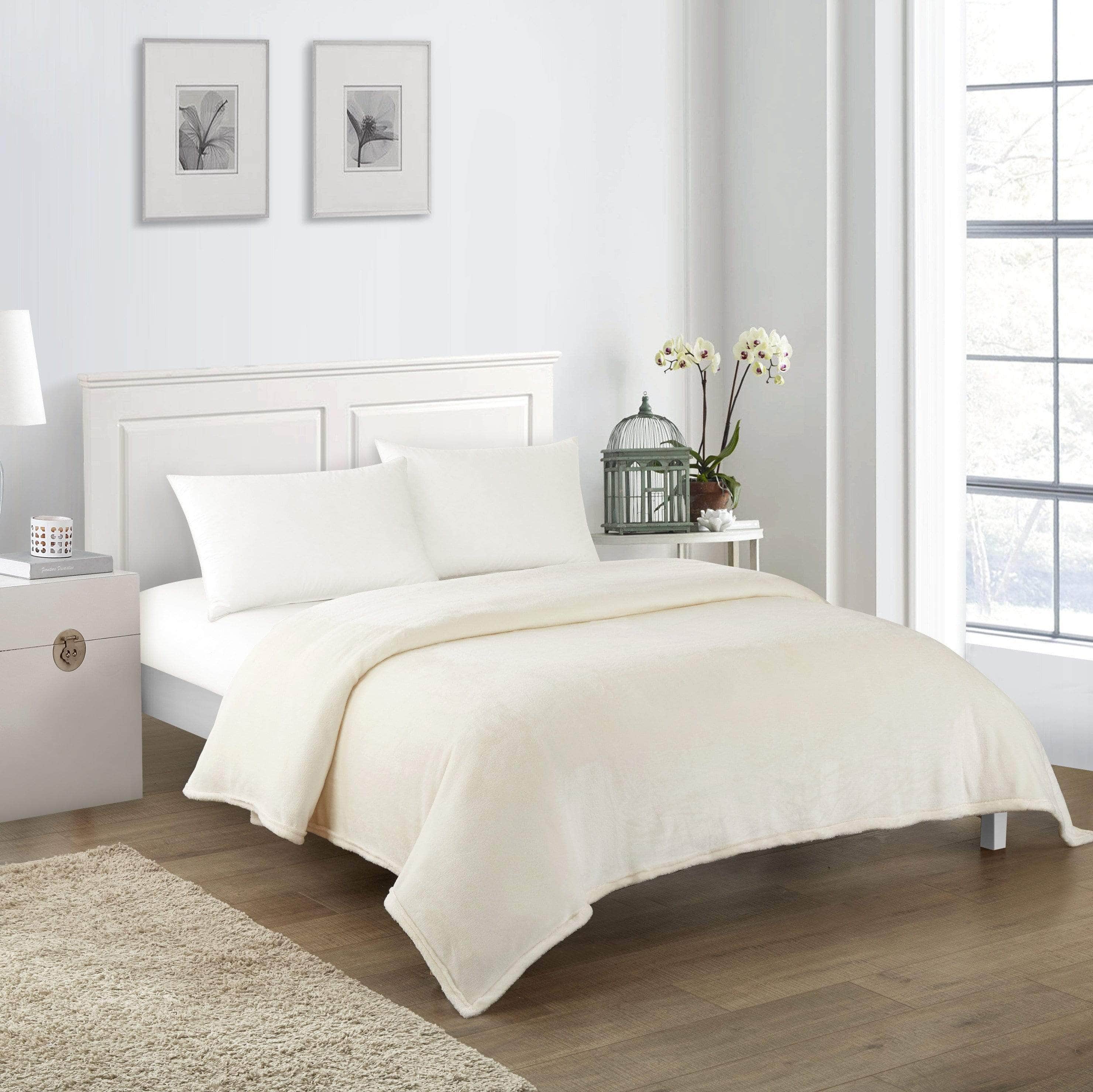 chic home Zahava 1 Piece Blanket Ultra Soft Fleece Microplush