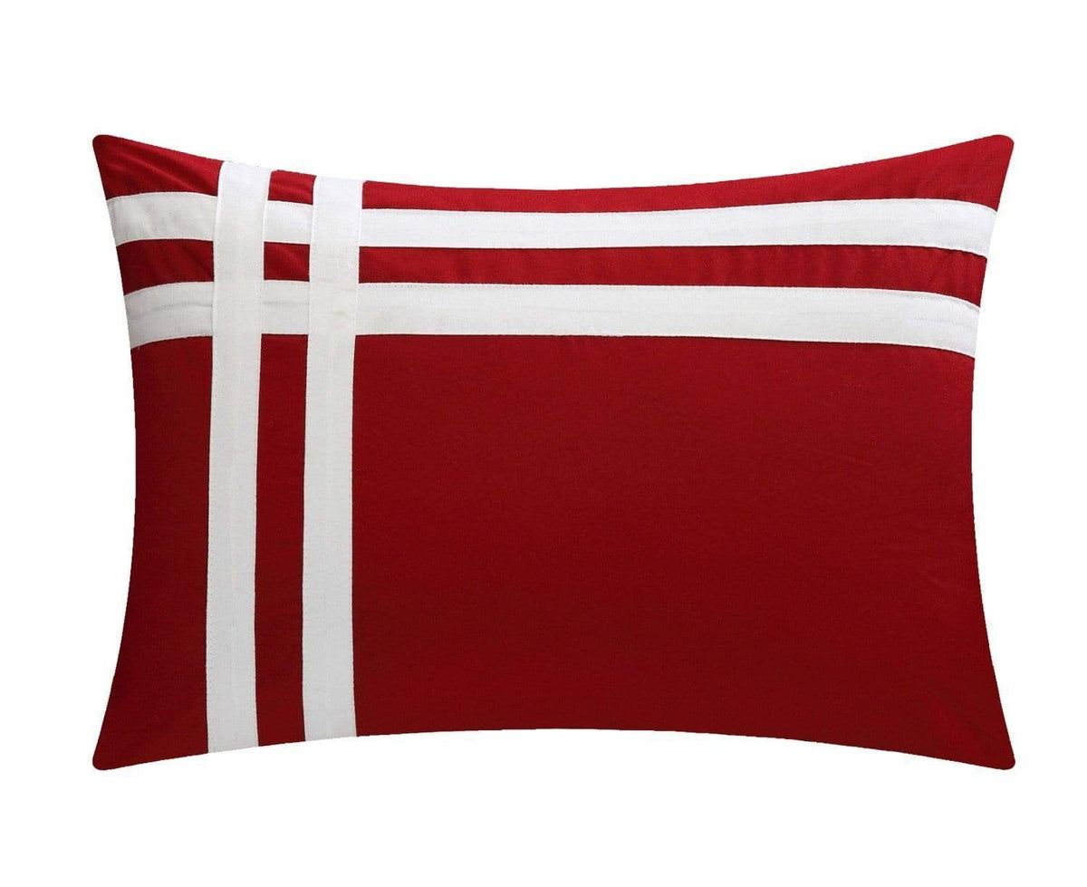 Chic Home Zarah 10 Piece Color Block Comforter Set 