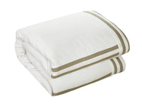Chic Home Zarah 10 Piece Color Block Comforter Set 