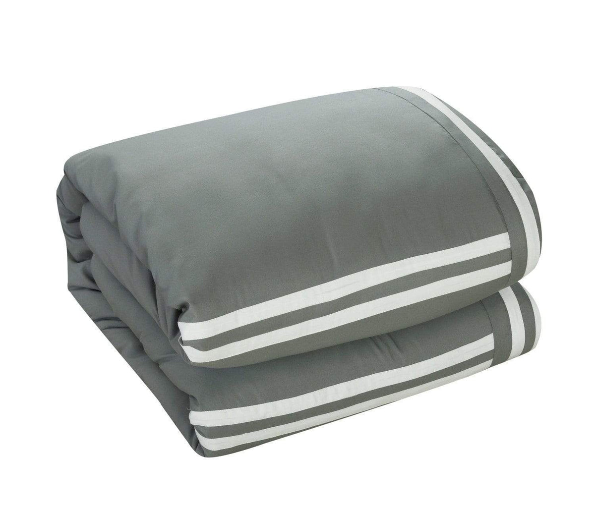 Chic Home Zarah 10 Piece Color Block Comforter Set 