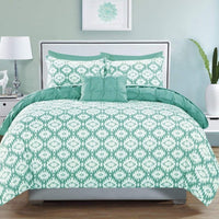 Chic Home Zissel 4 Piece Reversible Duvet Cover Set 