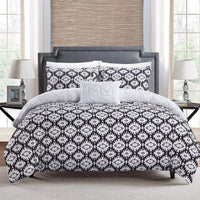 Chic Home Zissel 4 Piece Reversible Duvet Cover Set 