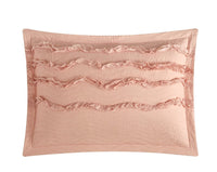Chic Home Meghan Cotton Wave Pattern Pillow Sham 