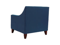 Iconic Home Aberdeen Tufted Linen Club Chair 