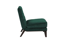 Iconic Home Achilles Tufted Velvet Slipper Accent Club Chair 