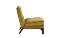 Iconic Home Achilles Tufted Velvet Slipper Accent Club Chair 