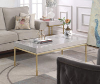 Iconic Home Alcee Center Coffee Table Grey
