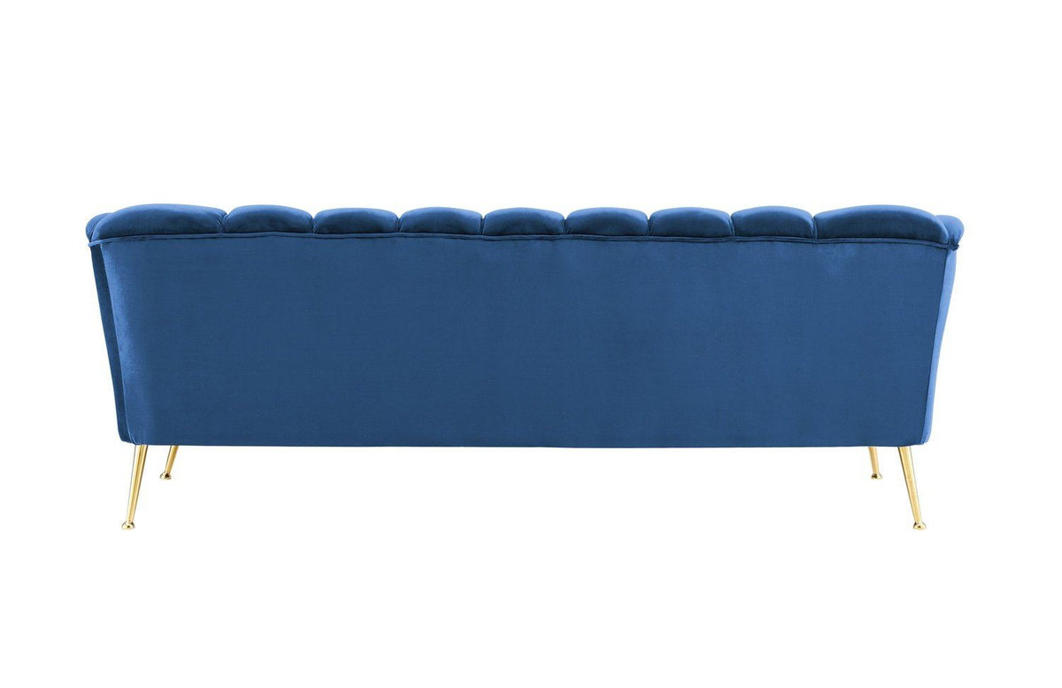 Iconic Home Alicia Tufted Velvet Sofa 
