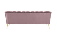 Iconic Home Alicia Tufted Velvet Sofa 