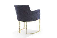 Iconic Home Amalfi Tufted Linen Accent Chair 